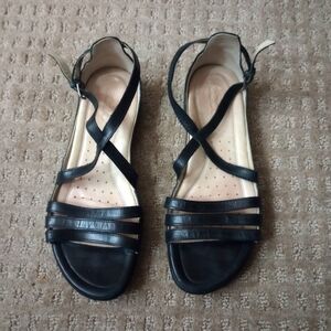 Ecco Leather Strappy Sandals